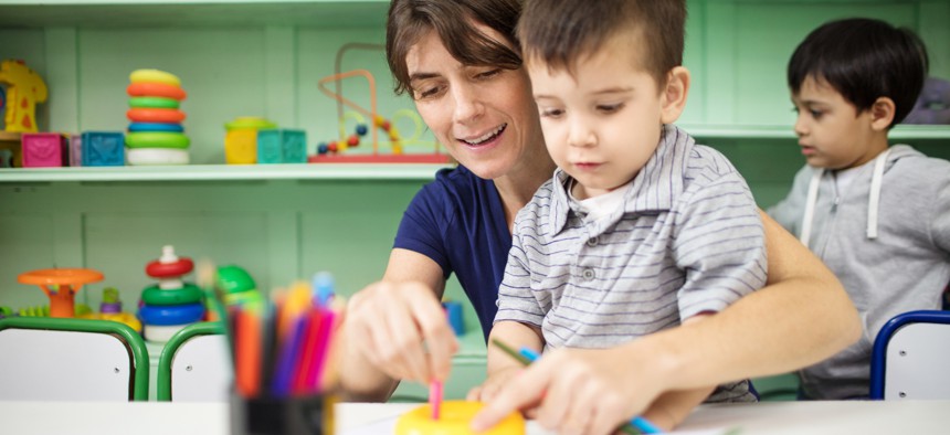 White House beefs up child care block grants - Government ...