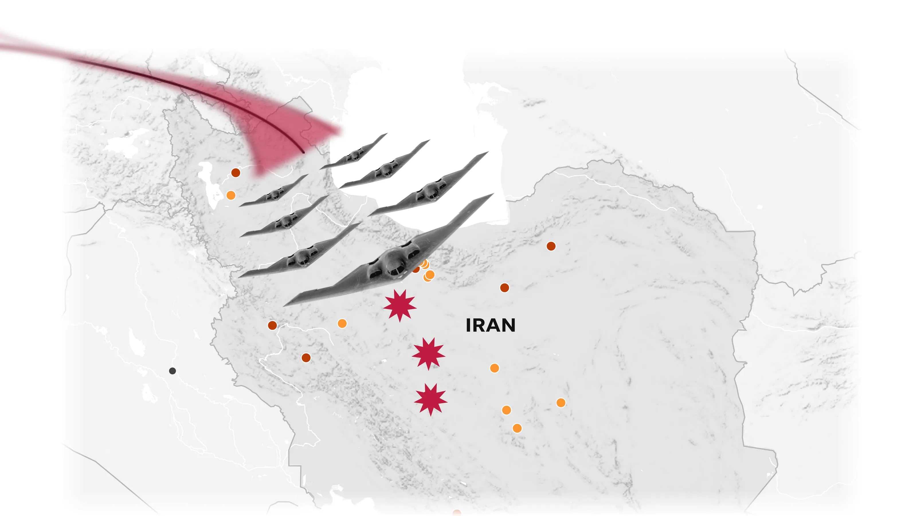 See how Operation Midnight Hammer unfolded as US dropped bombs in Iran