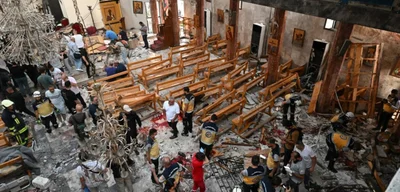 Several heavy explosions reported in Damascus, Syria