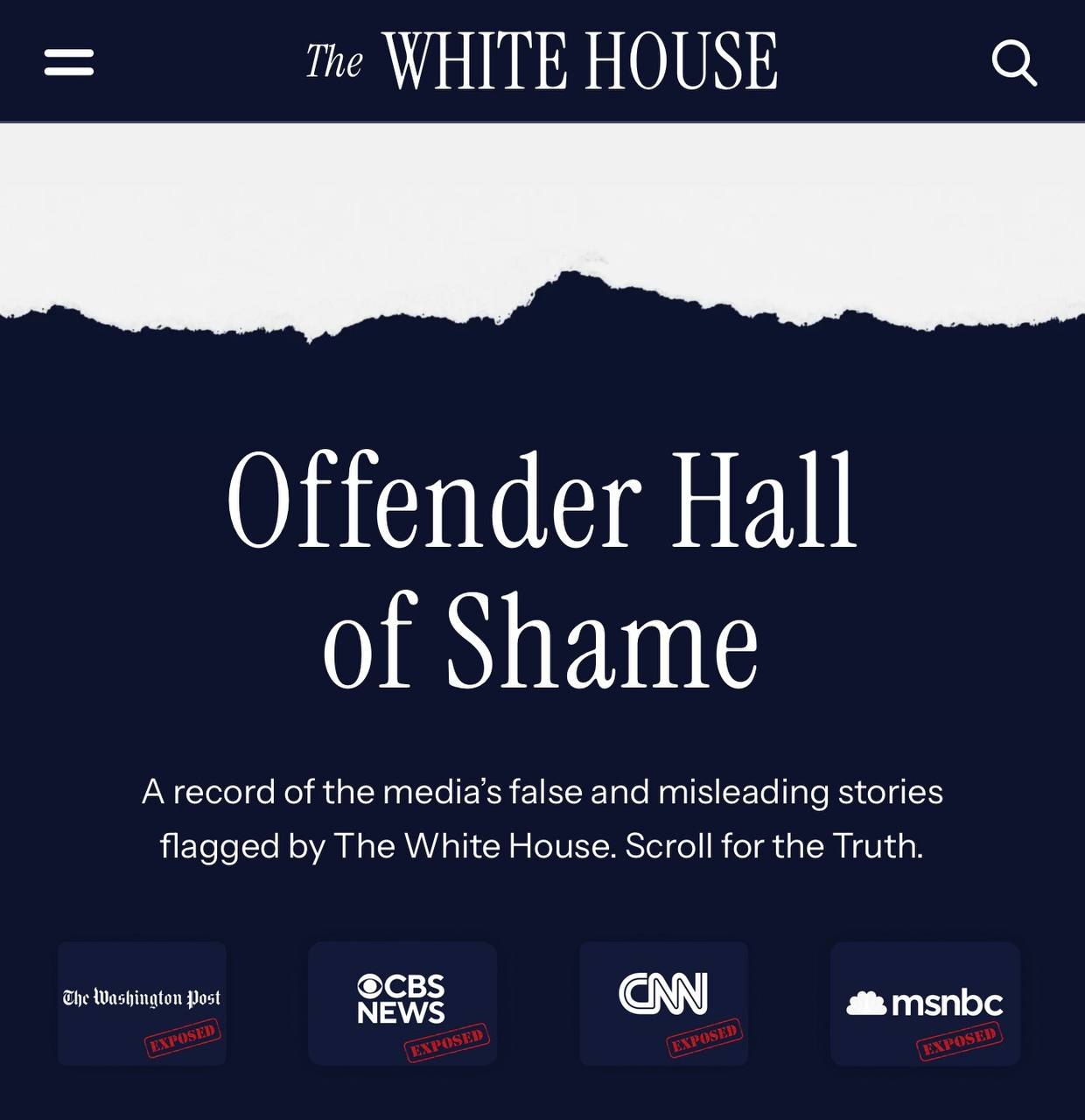 White House launches 'Media Bias' portal to expose fake news