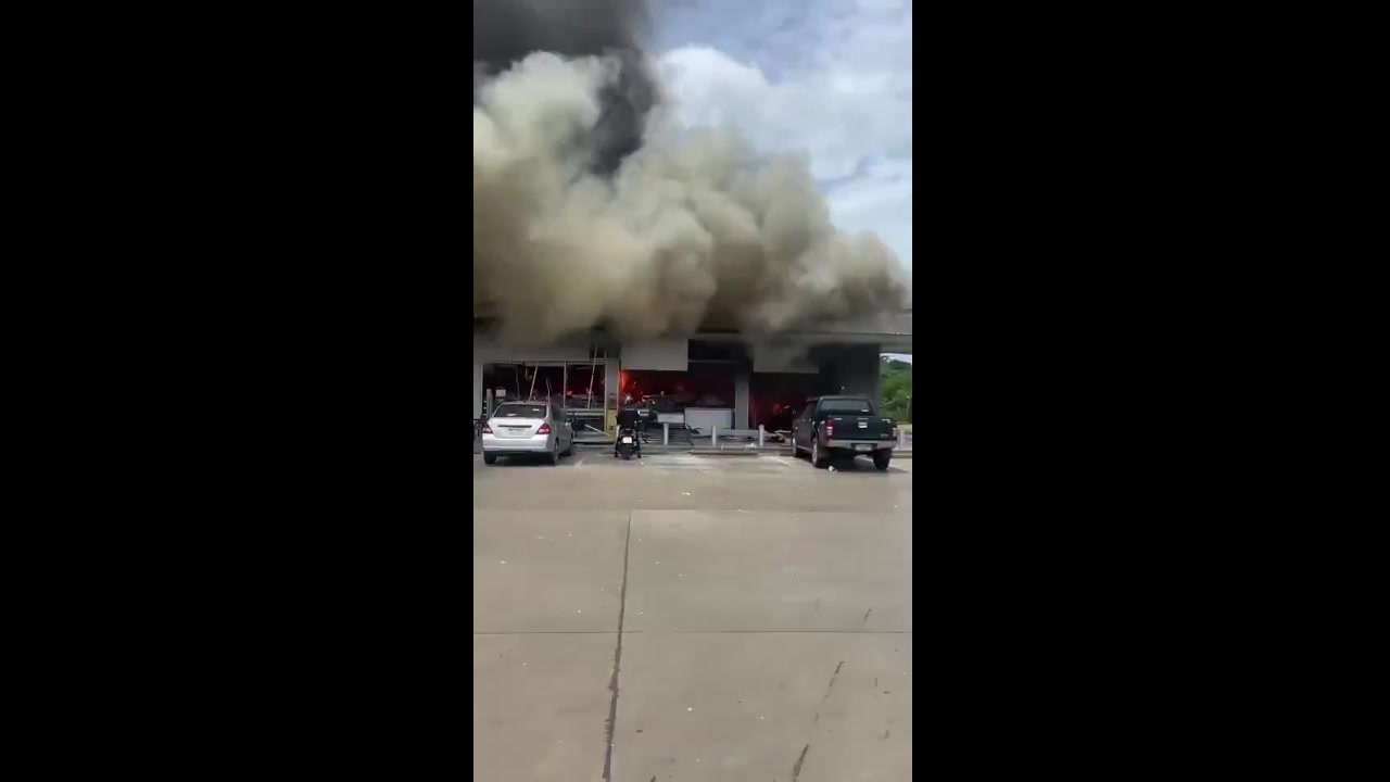 BM-21 Rocket Strike from Cambodia Injures Students and Civilians at Thai Gas Station