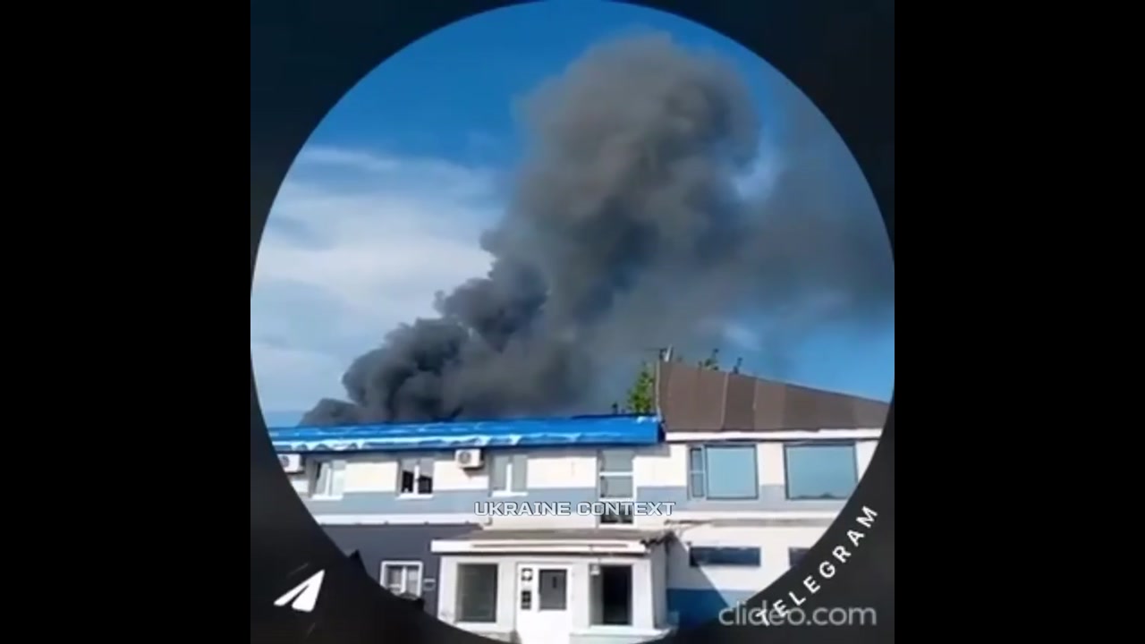 [Video] Massive Blaze Engulfs Russian Military Training Center Amid Suspected Missile Strike
