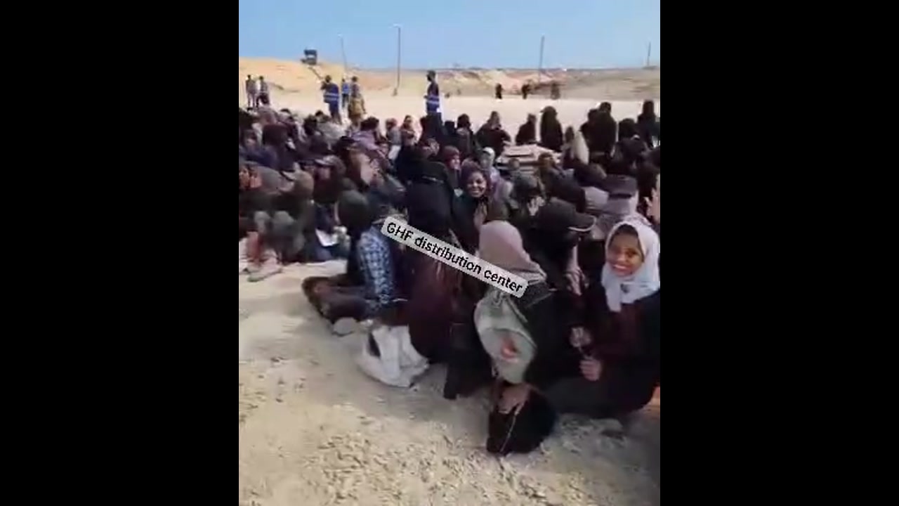 [Video] American Foundation GHF Distributes Food to Women in Rafah, Fostering Hope Amid Crisis