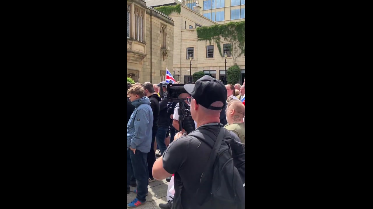 [Video] Newcastle Protests Erupt as Locals Demand Return of Migrants Housed in Hotel