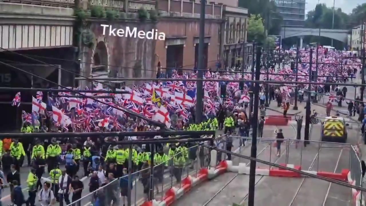 [Video] Thousands Rally in Manchester for UK's First Remigration March, Sparking National Debate