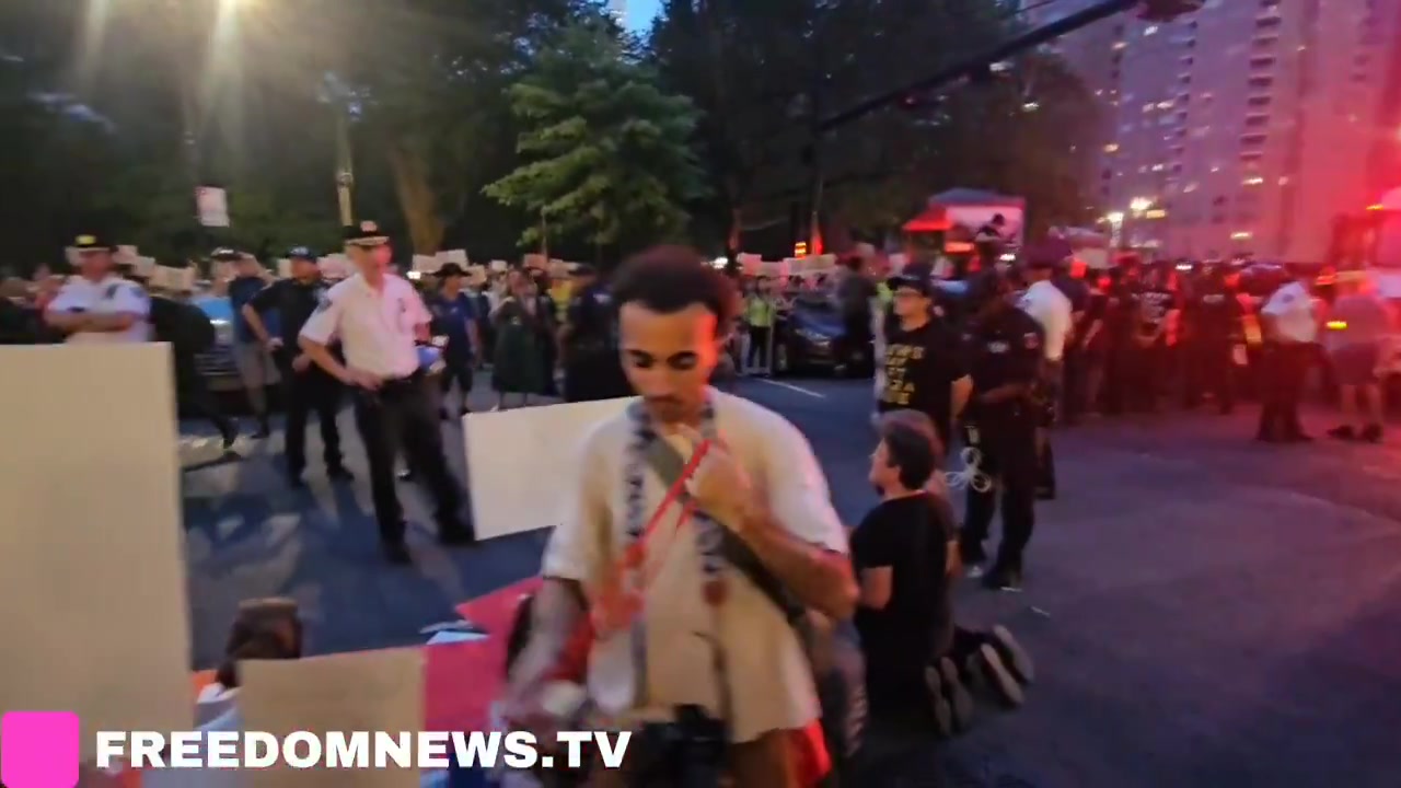 [Video] Over 40 Arrested as Thousands Demand U.S. Action on Gaza Humanitarian Crisis