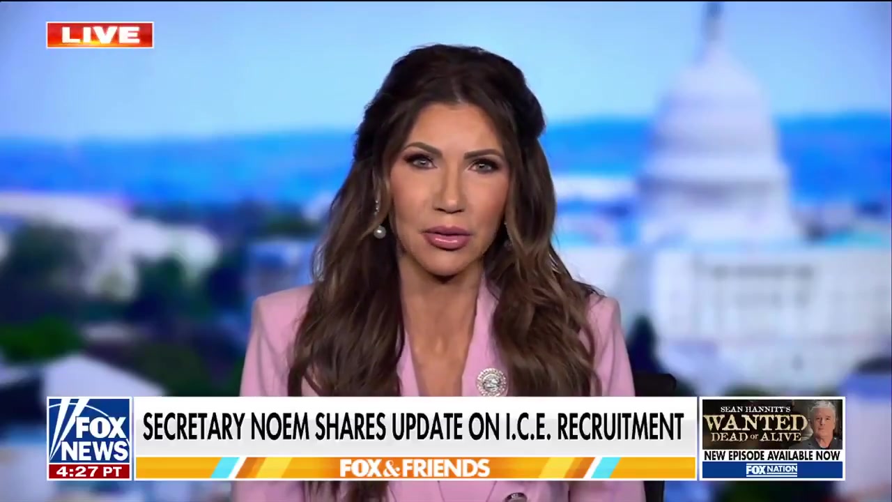 [Video] DHS Reports 80,000 Applicants for 10,000 New ICE Officer Positions Amid Crisis