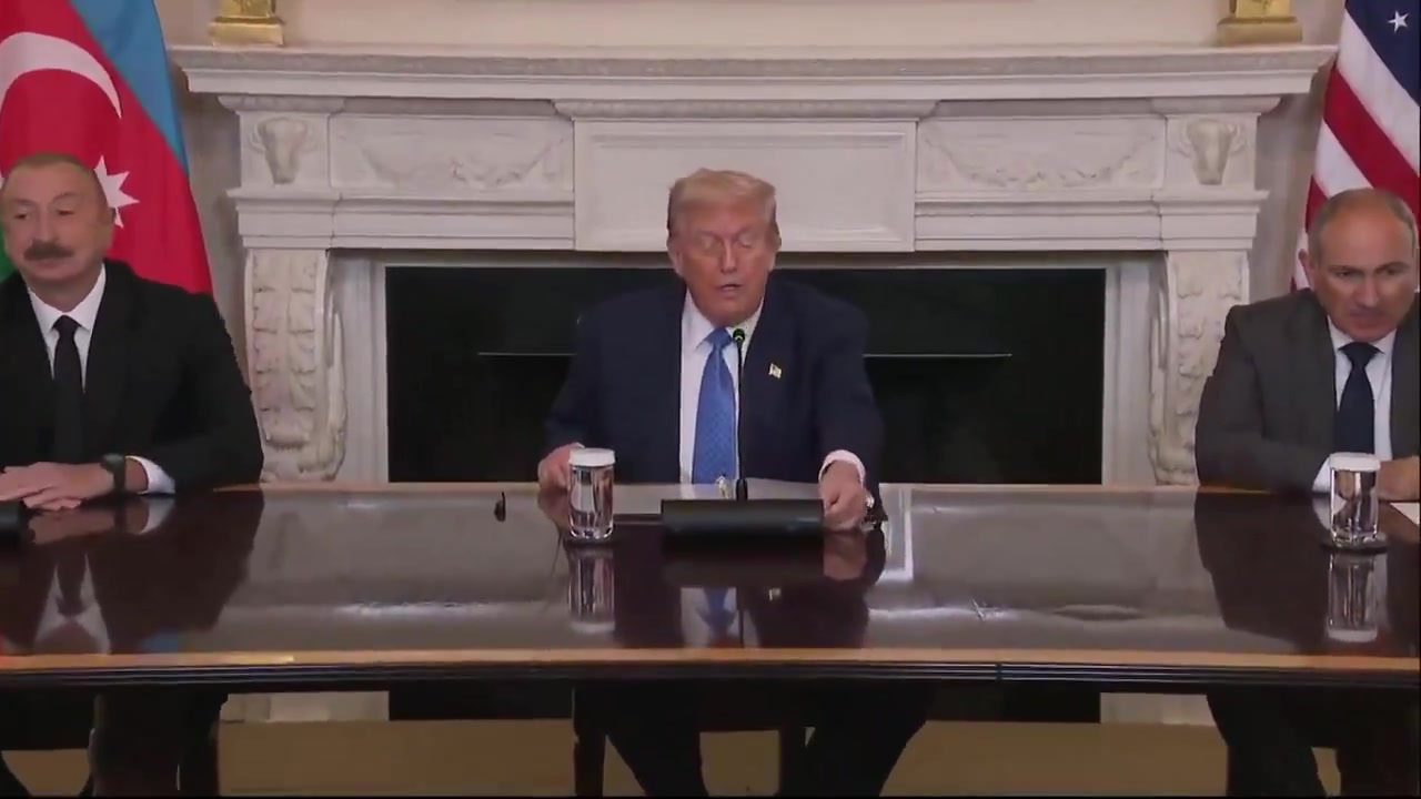 [Video] Historic Peace Summit: Trump Welcomes Armenia and Azerbaijan Leaders After 35-Year Conflict