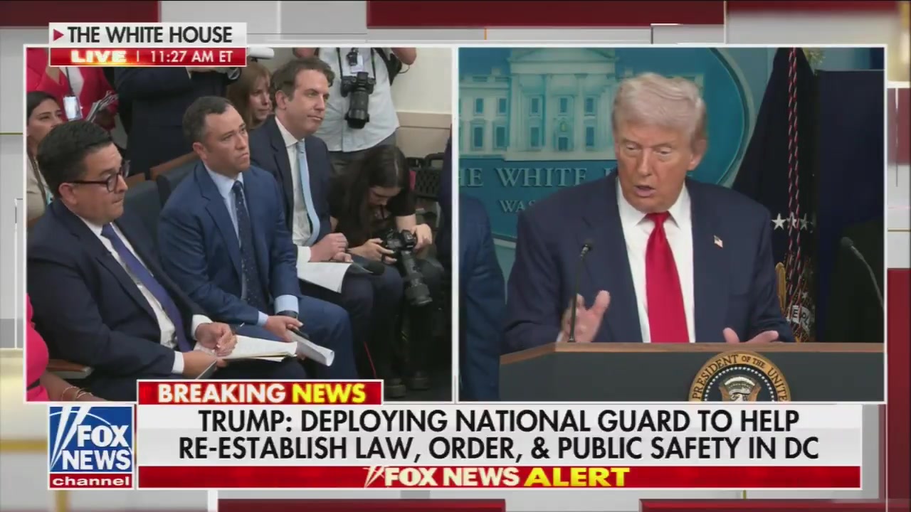 [Video] Trump Threatens to Overhaul Law Enforcement in Major Cities, Criticizes Local Leadership