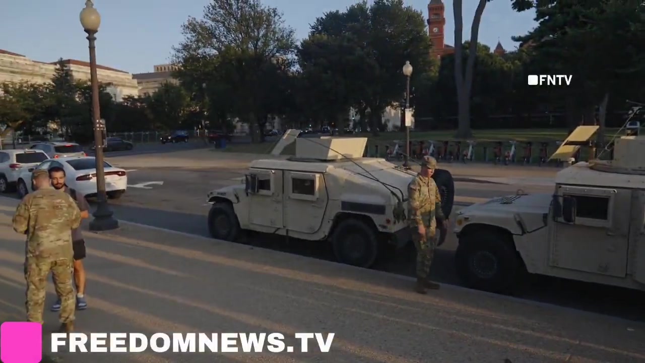 [Video] National Guard Deploys 800 Troops to Patrol Washington Amid Rising Tensions
