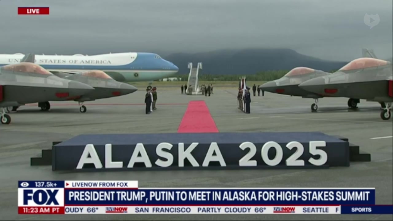 [Video] Air Force One Lands in Alaska as President Prepares for Key Global Discussions