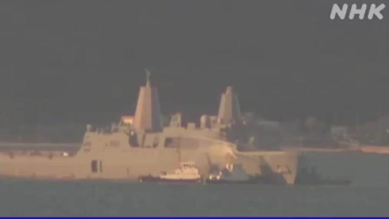 [Video] Breaking: Fire Erupts Aboard USS New Orleans in Okinawa, Crews Respond