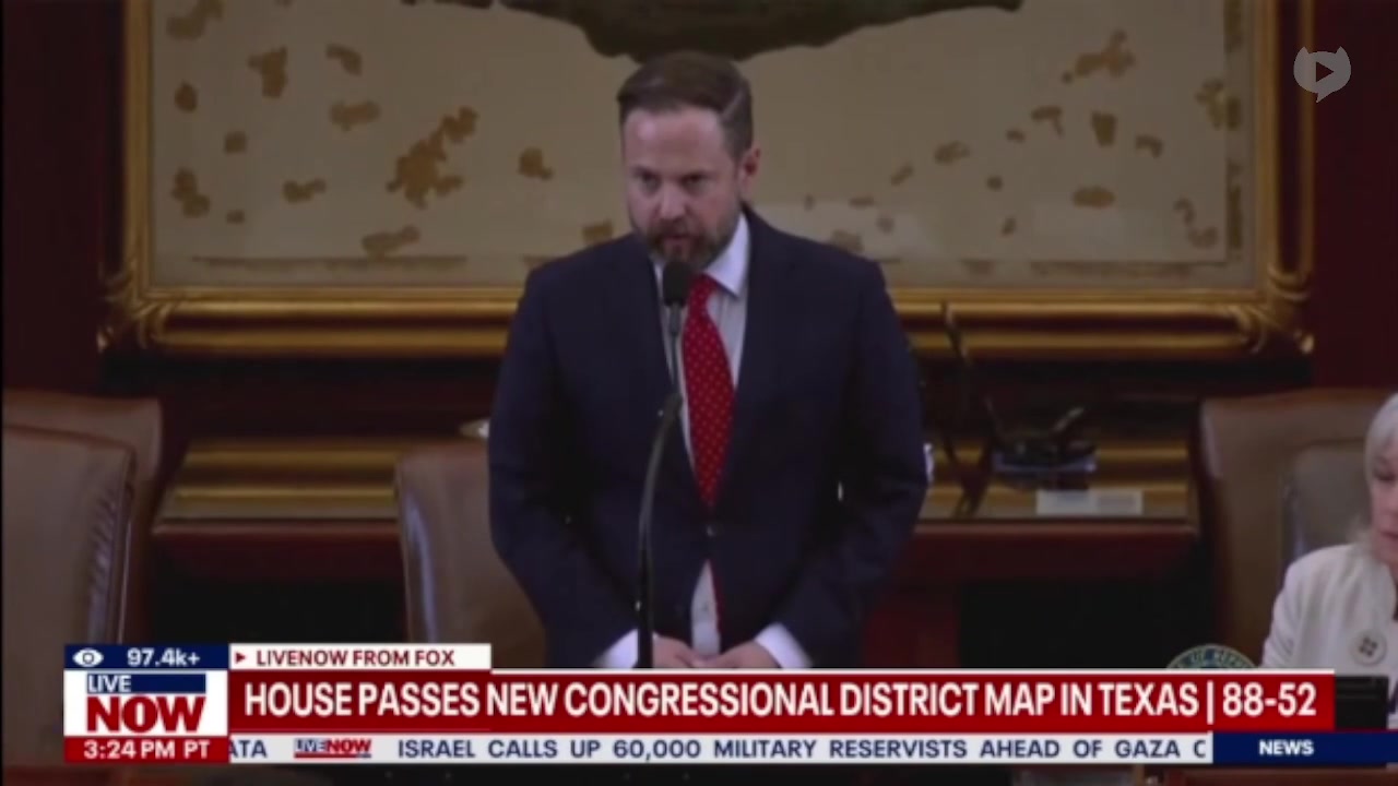 [Video] Breaking: Texas House Approves Redistricting, Adds 5 GOP Seats