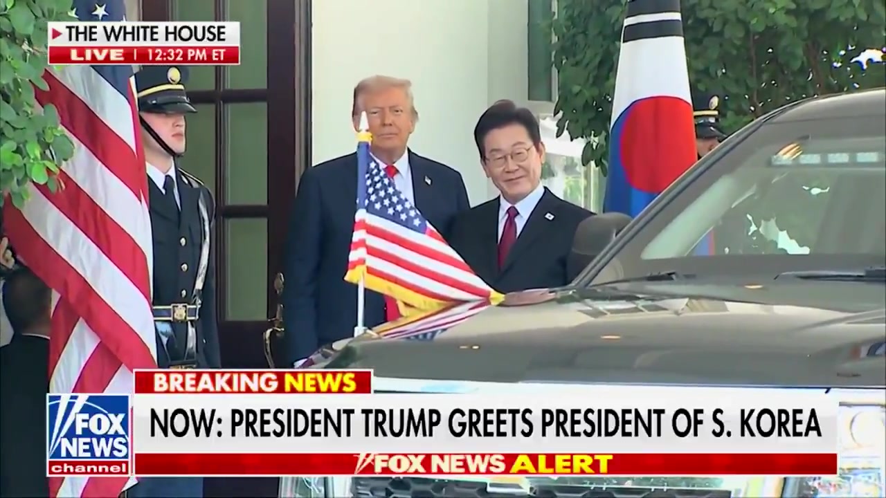 [Video] Trump Hosts South Korea's Lee Jae-myung for Key White House Talks