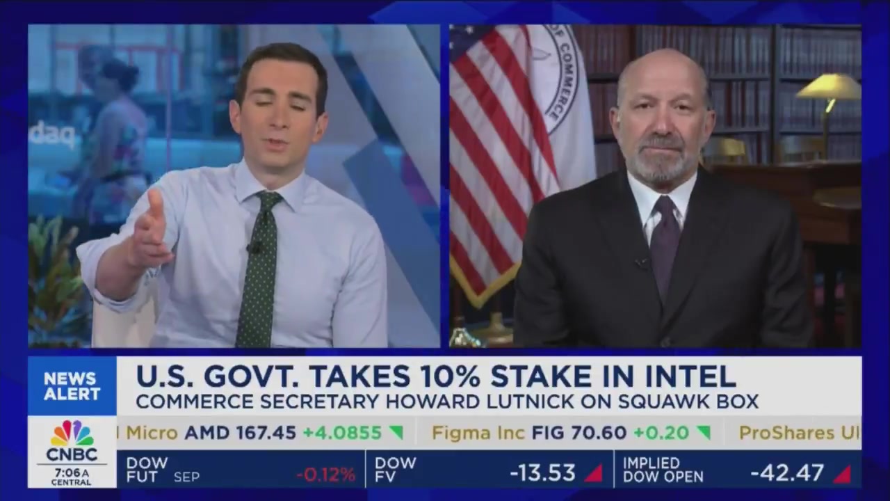 [Video] U.S. Commerce Secretary Announces Plans to Nationalize Defense Firms