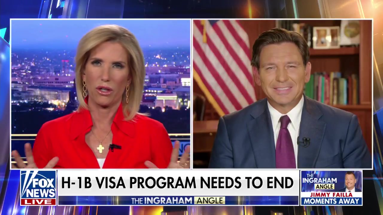 [Video] DeSantis Slams H-1B Visa Program as 'Pure Fraud,' Backs U.S. Workers