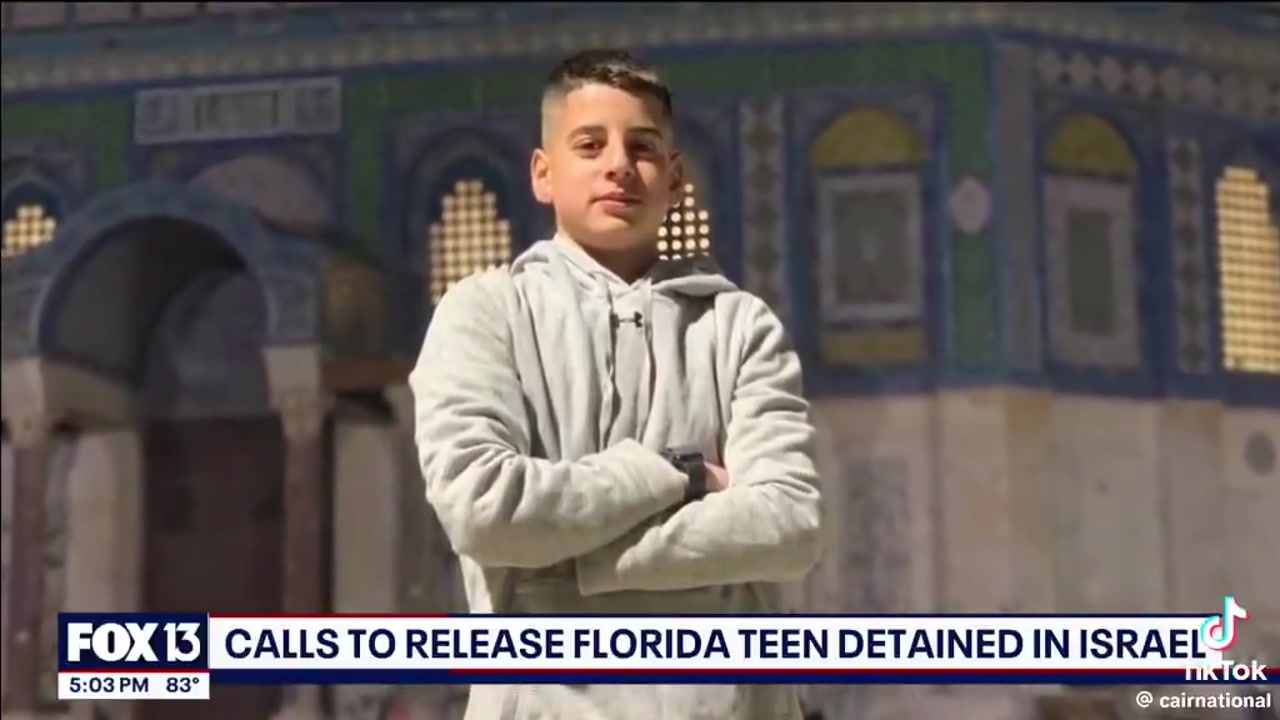[Video] Israel Detains Palestinian-American Teen Without Trial for 6 Months