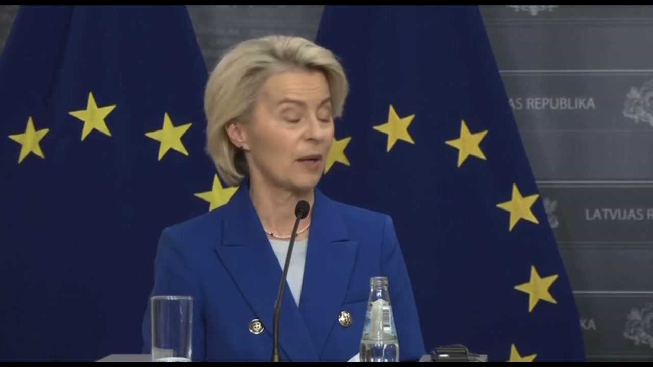 [Video] Ursula von der Leyen Calls Putin a 'Predator' Amid Cyber Threats