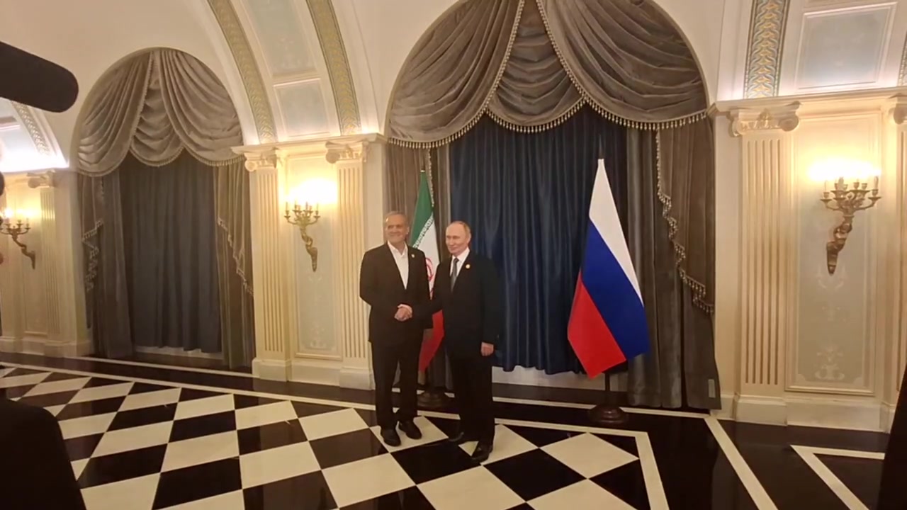 [Video] Putin and Pezeshkian Engage in Key Talks at SCO Summit in China