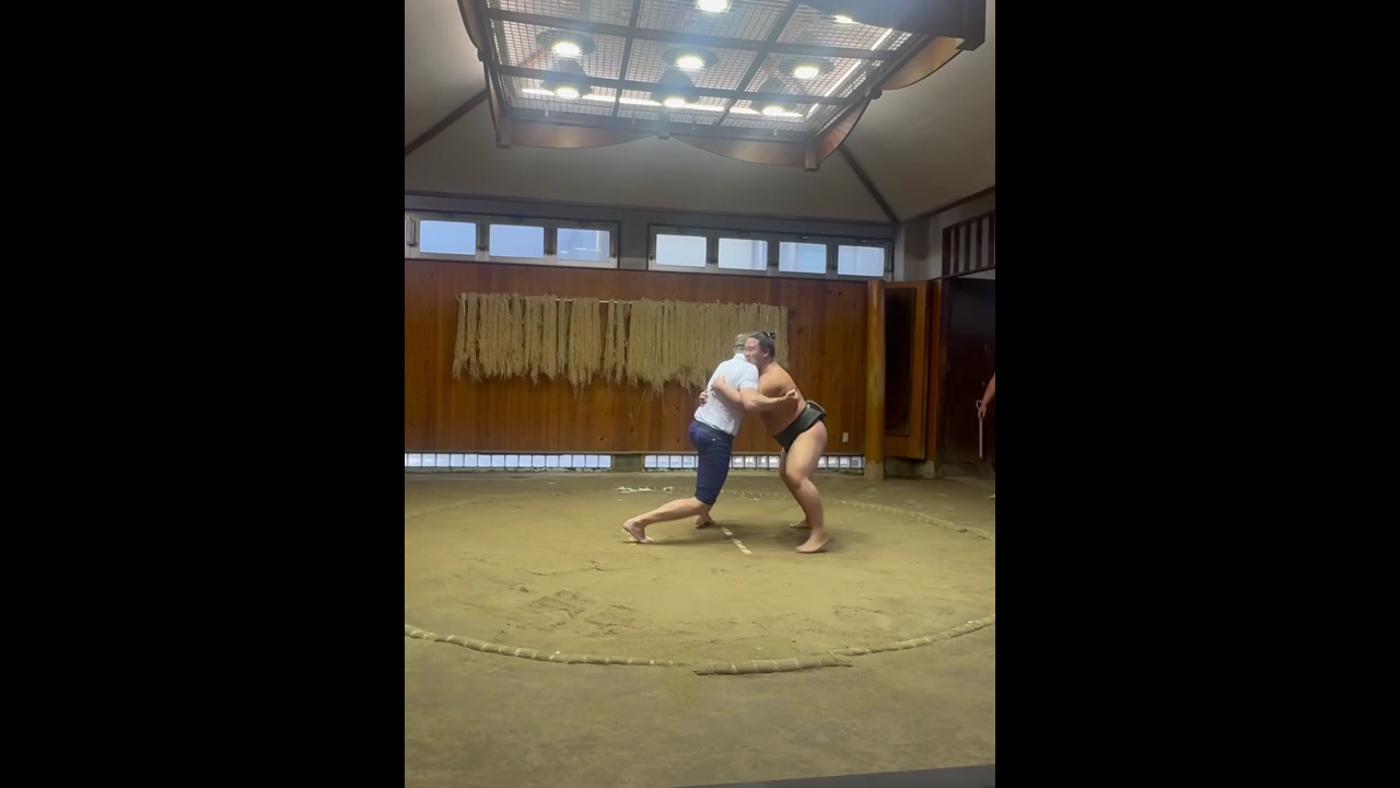 [Video] Eric Trump Challenges Japanese Sumo Wrestler in Unique Showdown