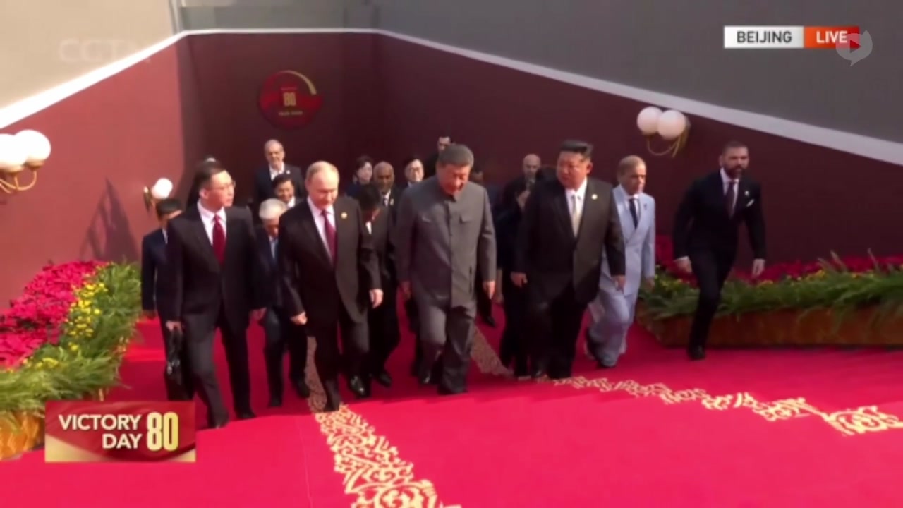 [Video] Putin, Xi, and Kim Unite for China's Grand Military Parade in Beijing
