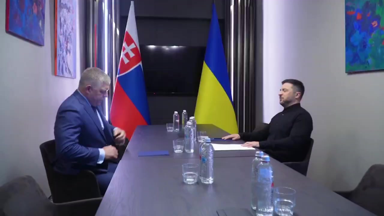 [Video] Zelensky and Fico Discuss Stronger Ukraine-Slovakia EU Cooperation