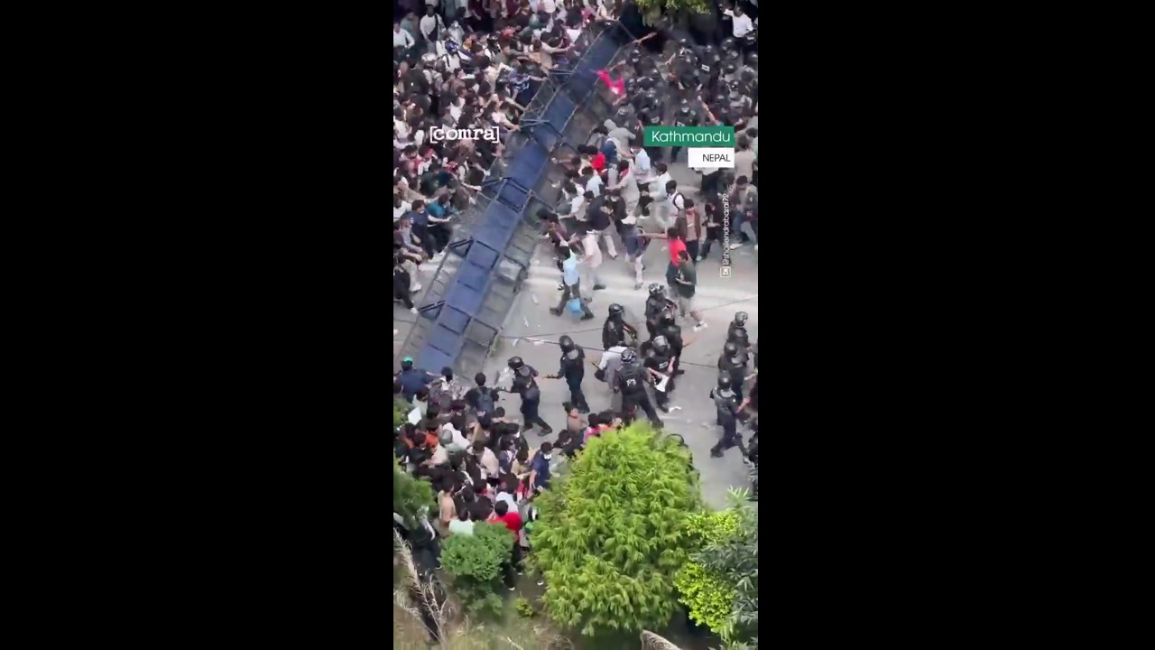 [Video] Youth Uprising Erupts in Nepal as Social Media Ban Sparks Violence