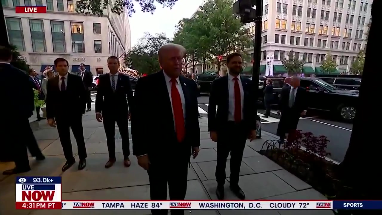 [Video] Trump Dines with Ministers in D.C. to Showcase Capital Security