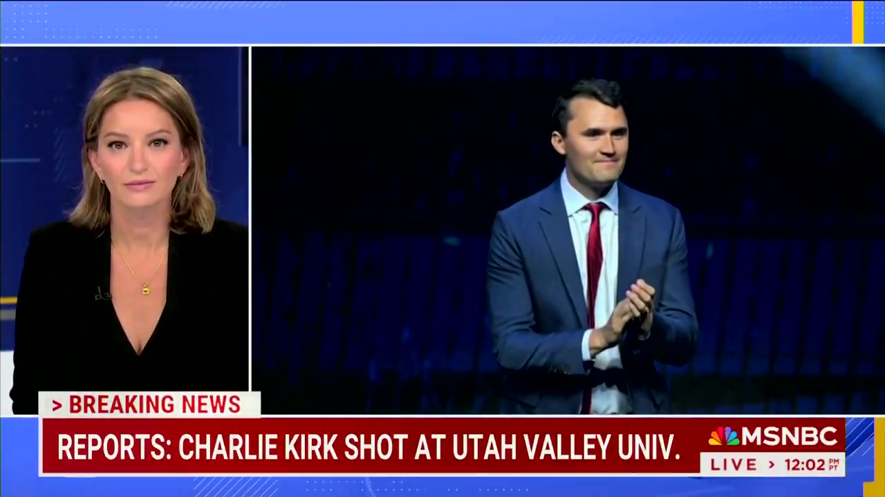 [Video] MSNBC Suggests Celebration Gunfire May Have Hit Charlie Kirk