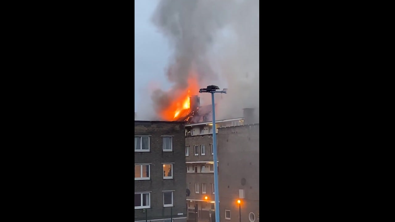 [Video] Massive Fire Engulfs Battersea Apartment Block; 80+ Firefighters Respond