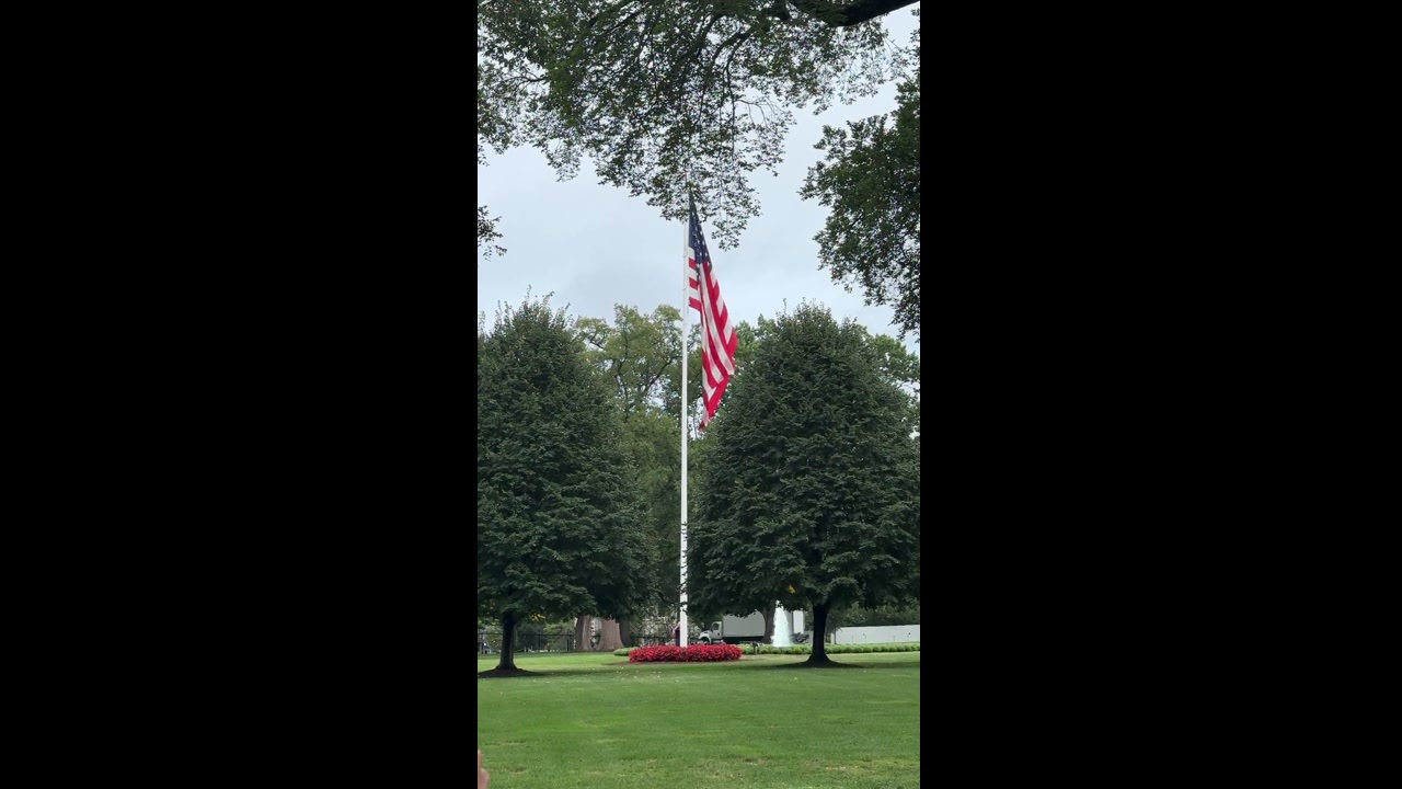 [Video] Flags at White House Lowered to Half-Mast After Charlie Kirk's Murder