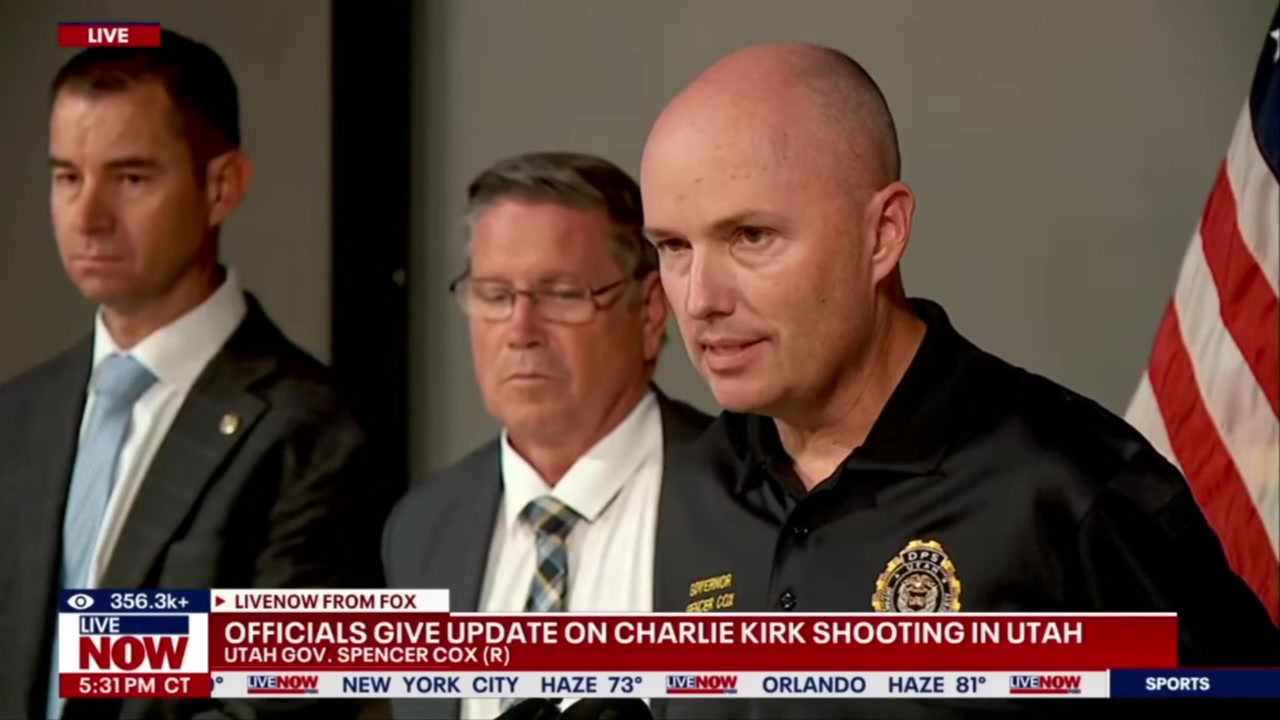 [Video] Utah Governor Calls Incident a Political Assassination in 2025