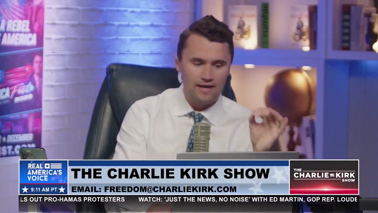 [Video] Charlie Kirk Sparks Outrage with Claims on Jewish Financiers