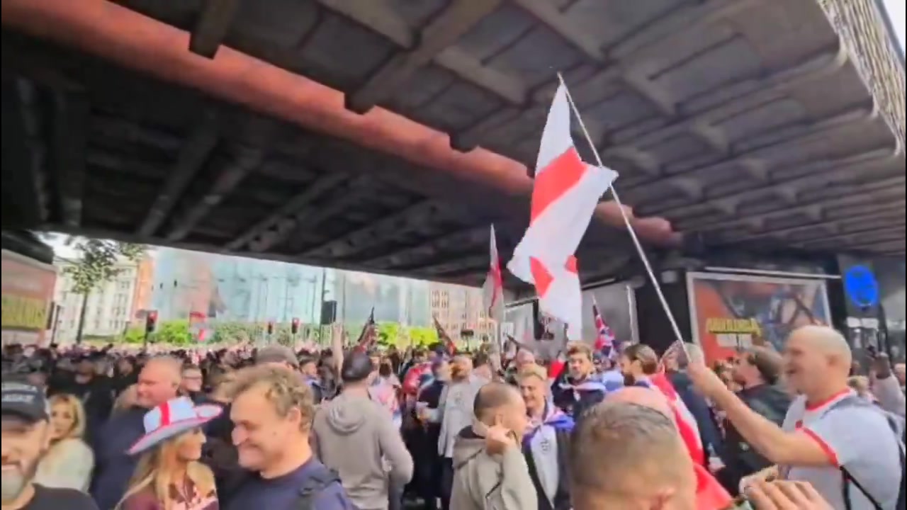 [Video] British Protesters Rally Against Mass Migration in Wake of Tensions