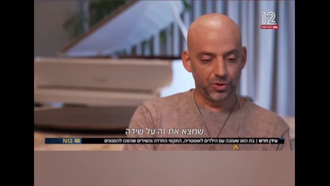 [Video] Idan Raichel Reflects on Heartbreaking Journey from Hope to Hate