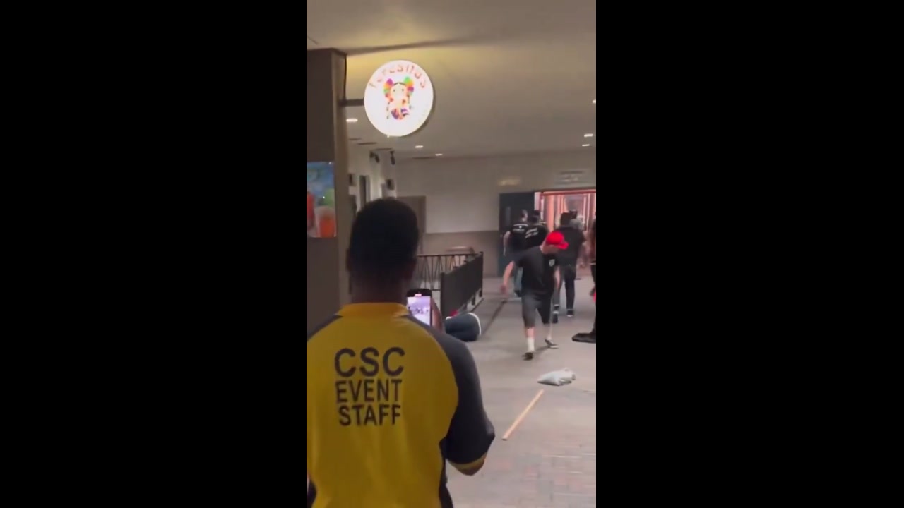 [Video] Antifa attacks Charlie Kirk mourners in Huntington Beach