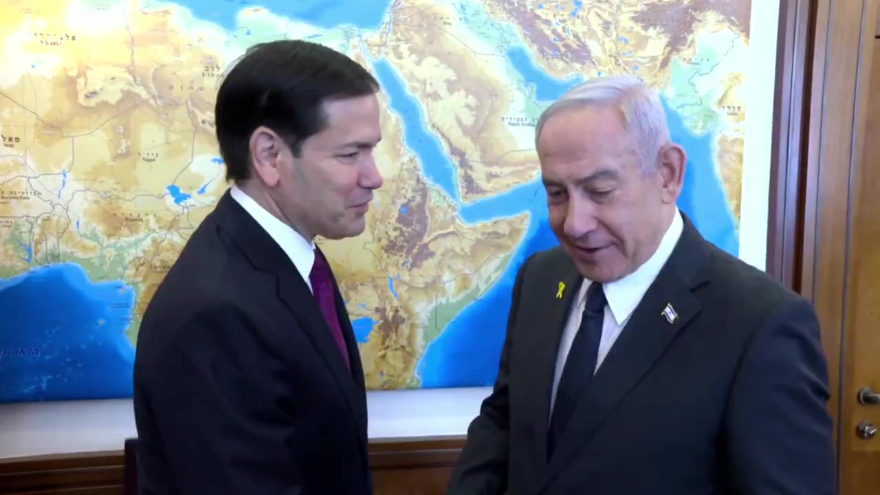 [Video] Israeli Prime Minister Netanyahu meets with US Secretary of State Rubio