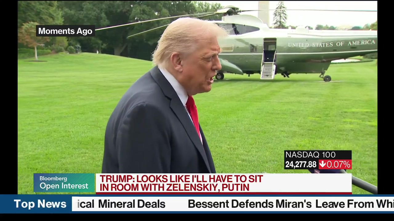 [Video] Trump: Zelensky must make a deal; Europe should stop buying Russian oil