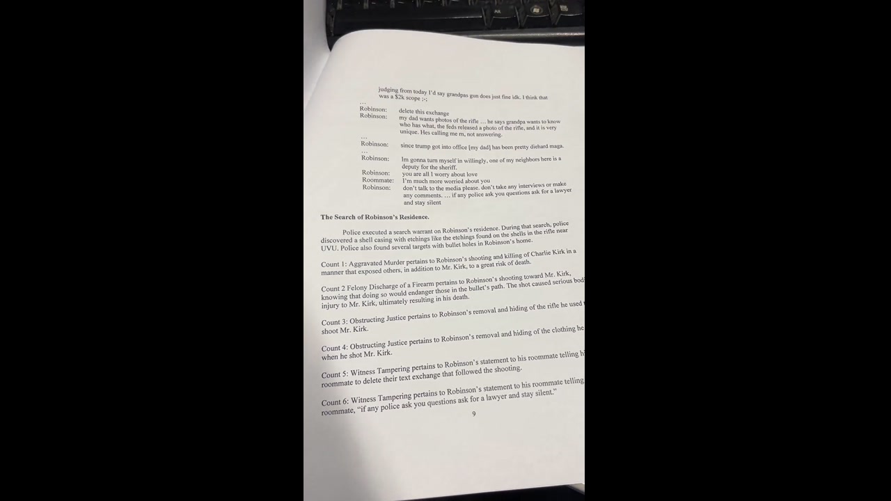 [Video] Utah County Attorney's Office releases 10-page charging document
