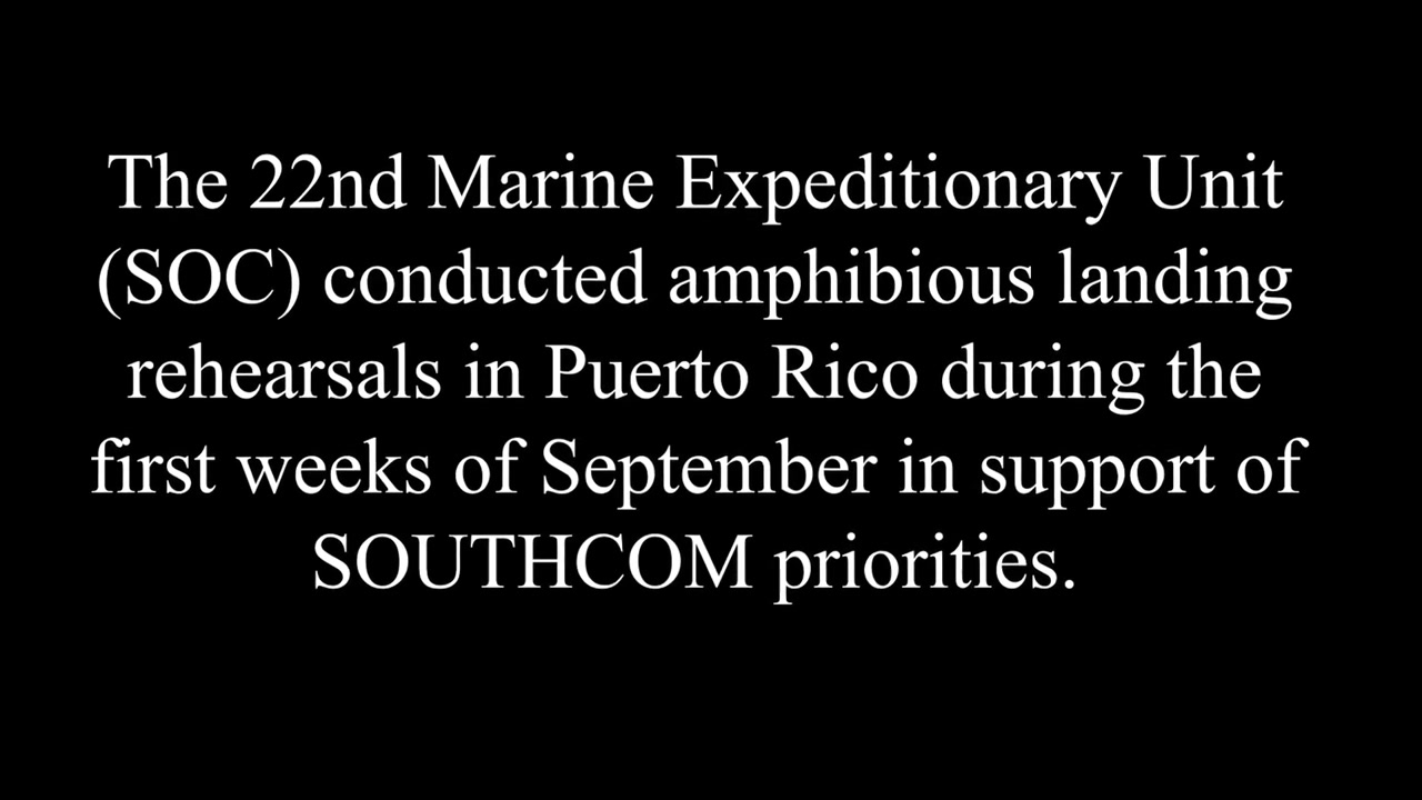 [Video] USMC 22nd Marine Expeditionary Unit conducts amphibious landing rehearsals