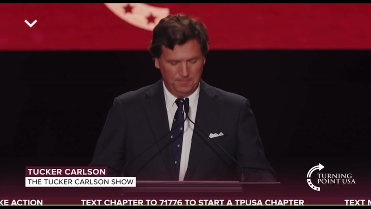 [Video] Tucker Carlson shares his 'favourite story ever' at Charlie Kirk's memorial service