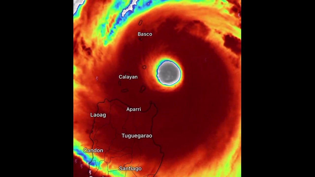[Video] Category 5 Super Typhoon Ragasa reaches peak intensity of 180 MPH