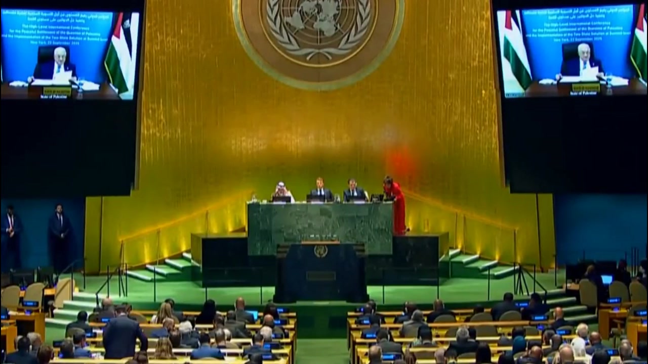 [Video] Mahmoud Abbas condemns Israeli narrative on Greater Israel as a threat