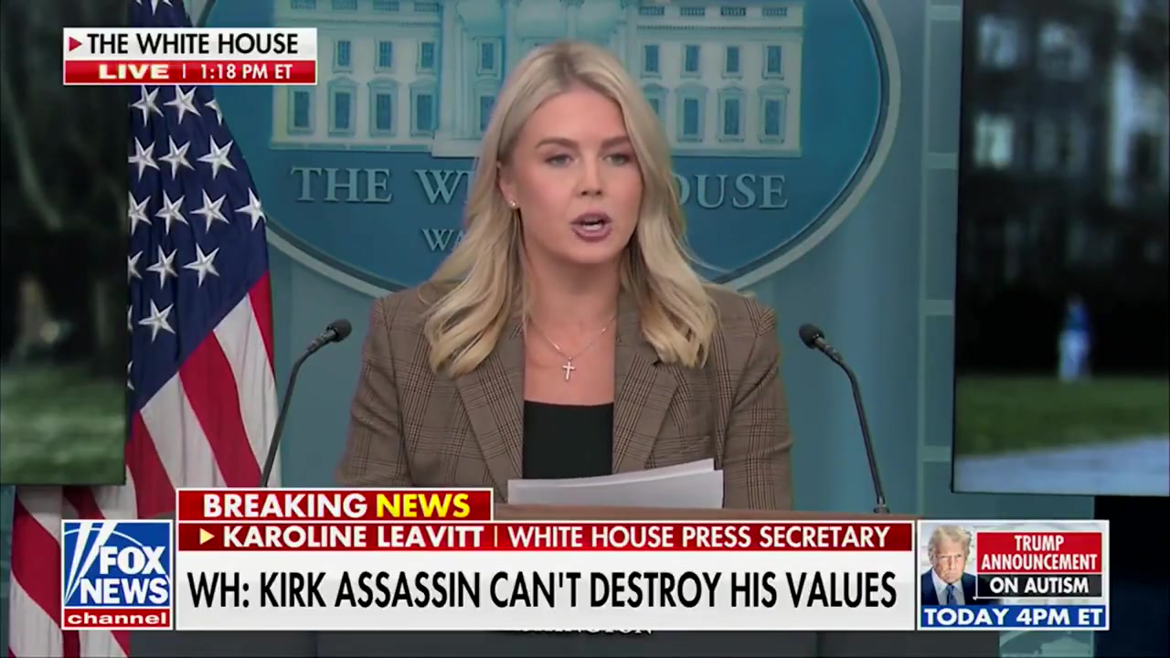 [Video] Trump to address funding sources of domestic terrorism, says Leavitt