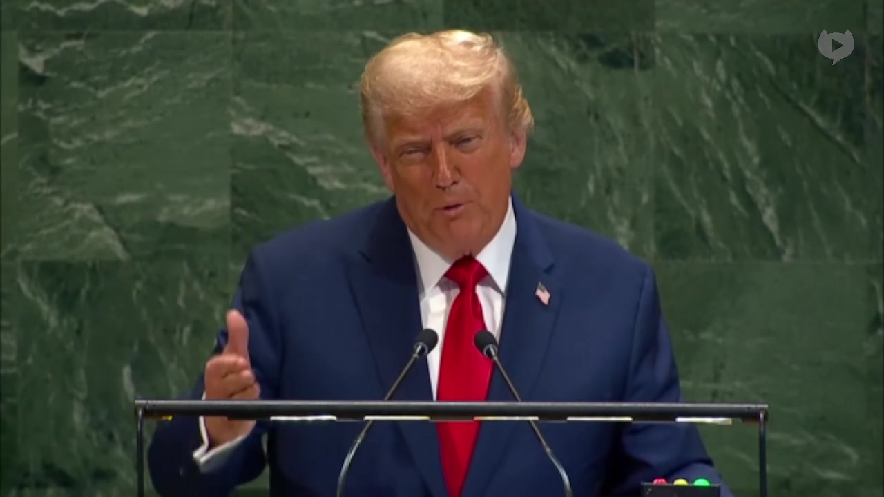 [Video] Trump: 'I got a bad escalator and a bad teleprompter from the UN'