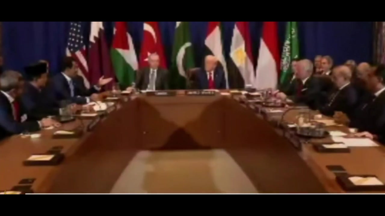 [Video] Trump meets with Arab and Islamic leaders at UN General Assembly