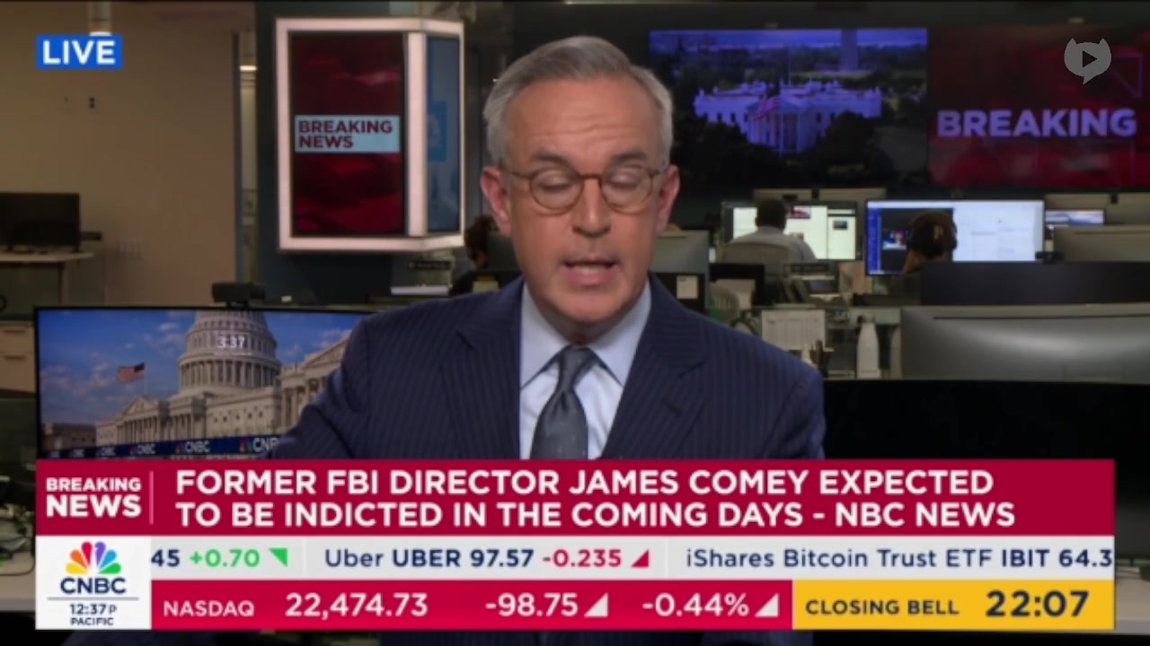 [Video] Former FBI Director James Comey Expected To Be Indicted Soon