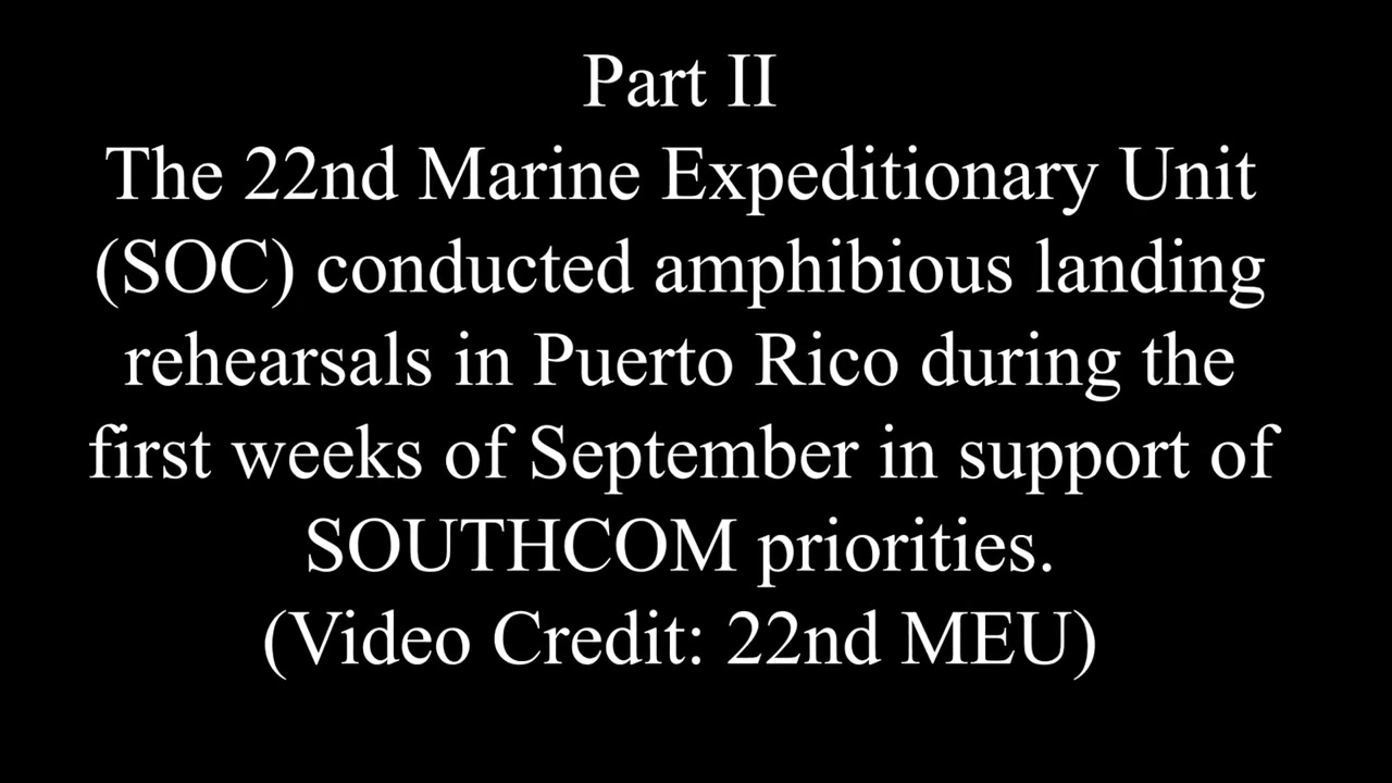 [Video] Marines conduct amphibious training in the Caribbean for SOUTHCOM mission