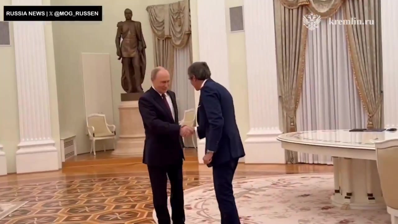 [Video] Vladimir Putin meets IAEA Director General Rafael Grossi in Moscow