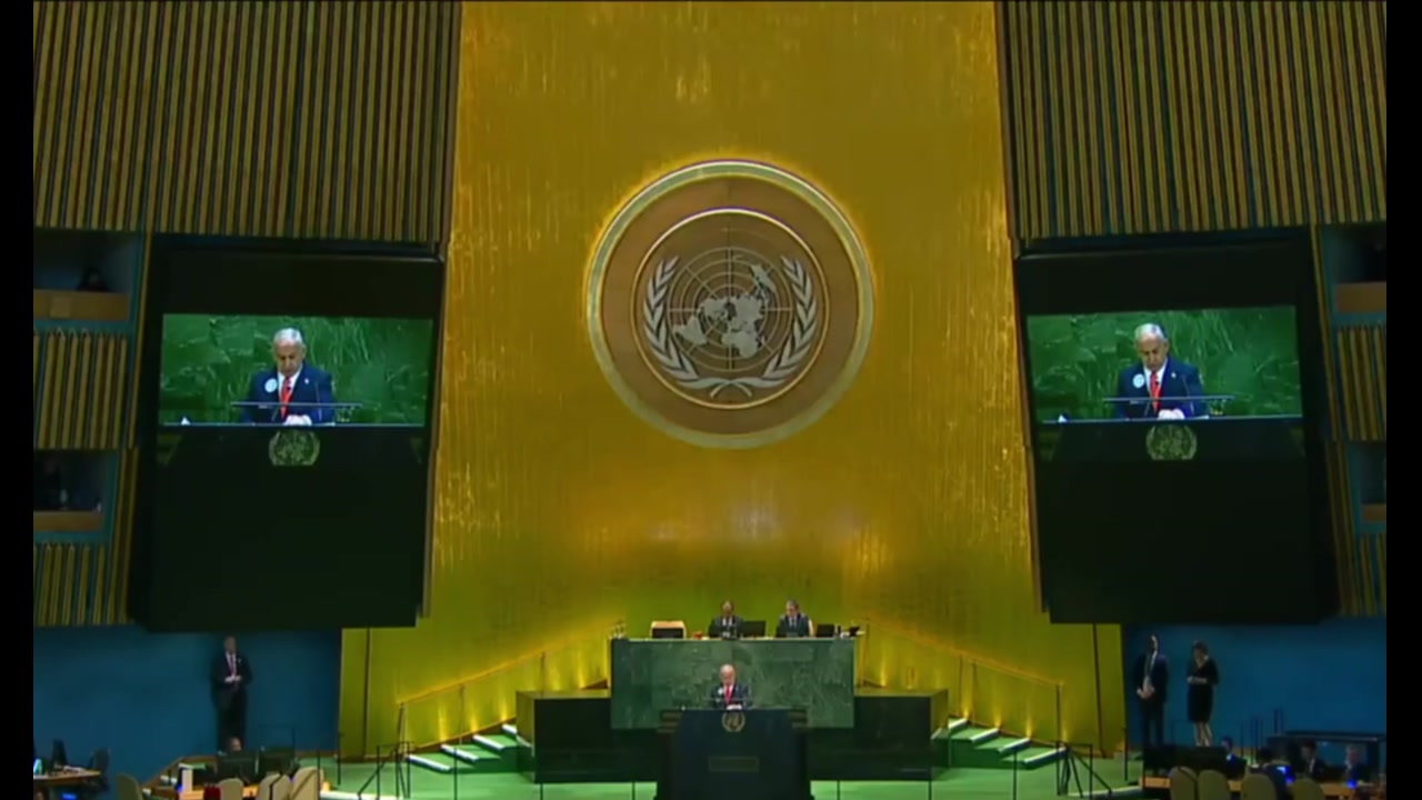 [Video] Netanyahu at UN: We will not accept a terrorist state